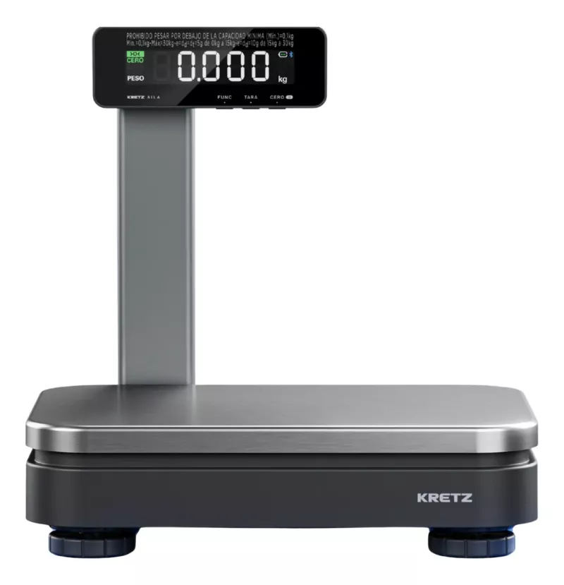 Balanza Kretz Aila 30kg Solo Peso Triple Rango Bateria