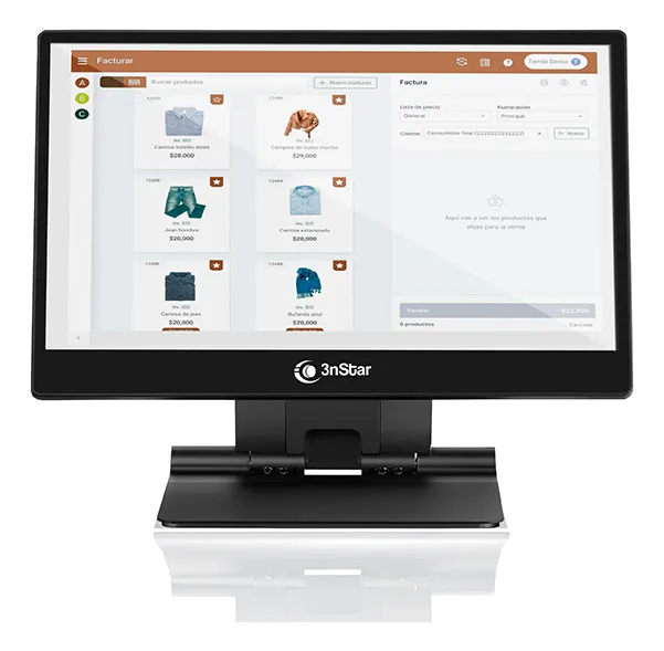 All In One Touch Screem 3nStar P715 15.6 Intel Core I5 12 Gen 8GB RAM 240GB SSD WIFI BT CAPACITIVO