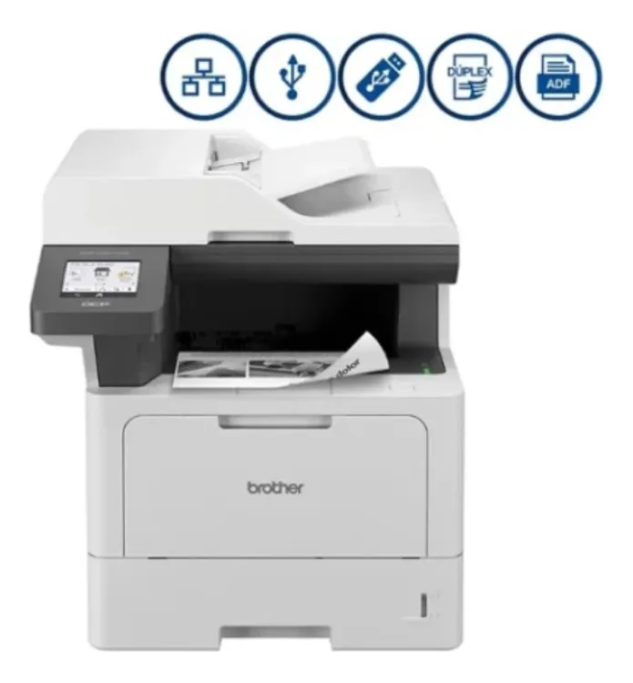 Impresora Multifunción Laser Brother Dcp-L5660dn Ethernet Duplex Blanco