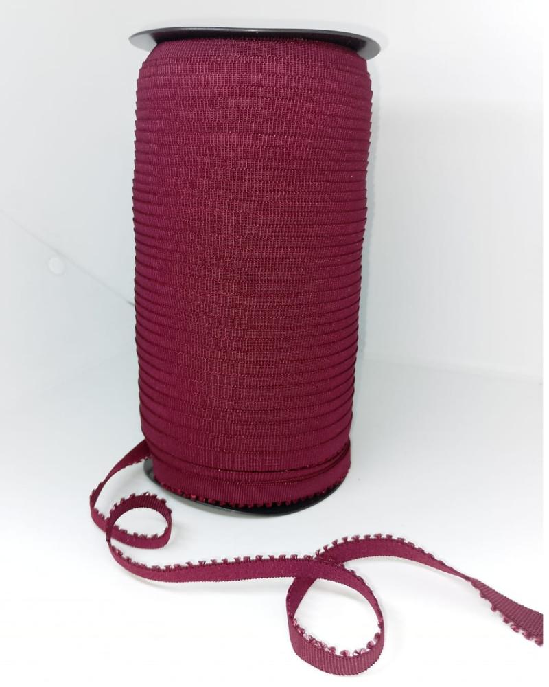 BAJO BUSTO 10MM BORDÓ (ROLLO X 150 MTS)