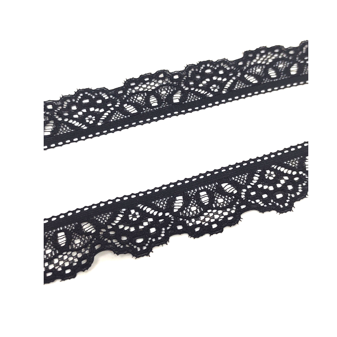 PUNTILLA 2.5CM NEGRO