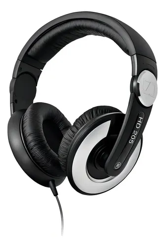 Auriculares Sennheiser Hd 205 Nuevos En Cerrada! Color Negro/plata