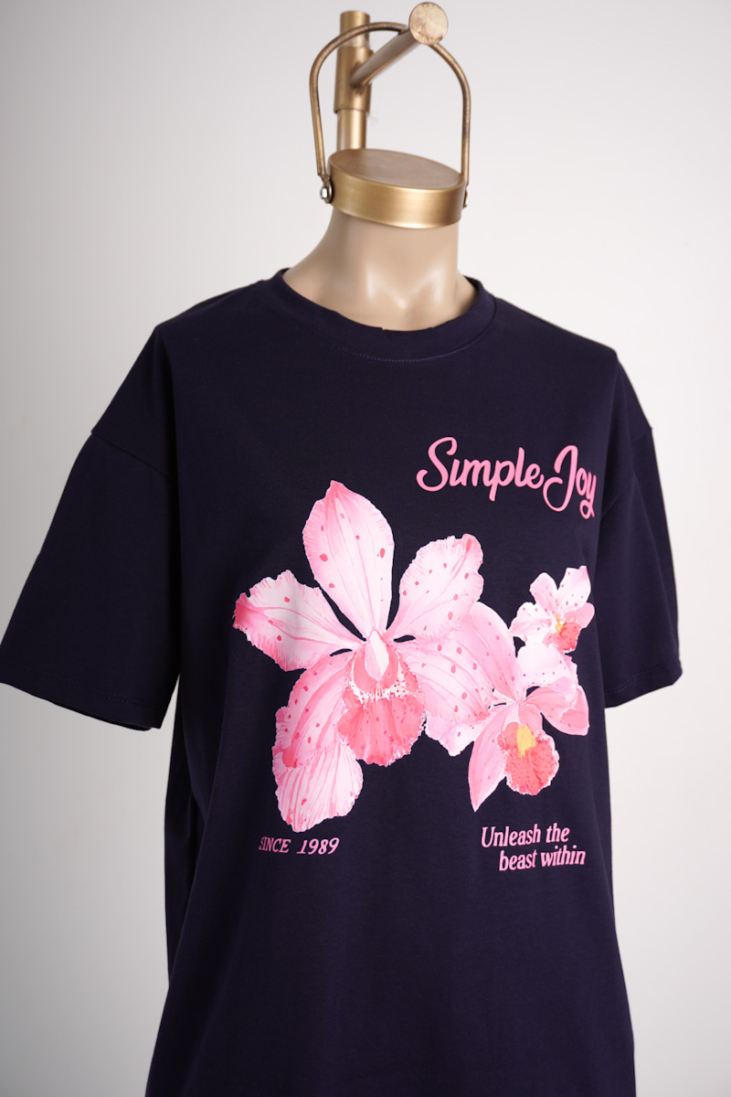 Remera Over Simple Joy