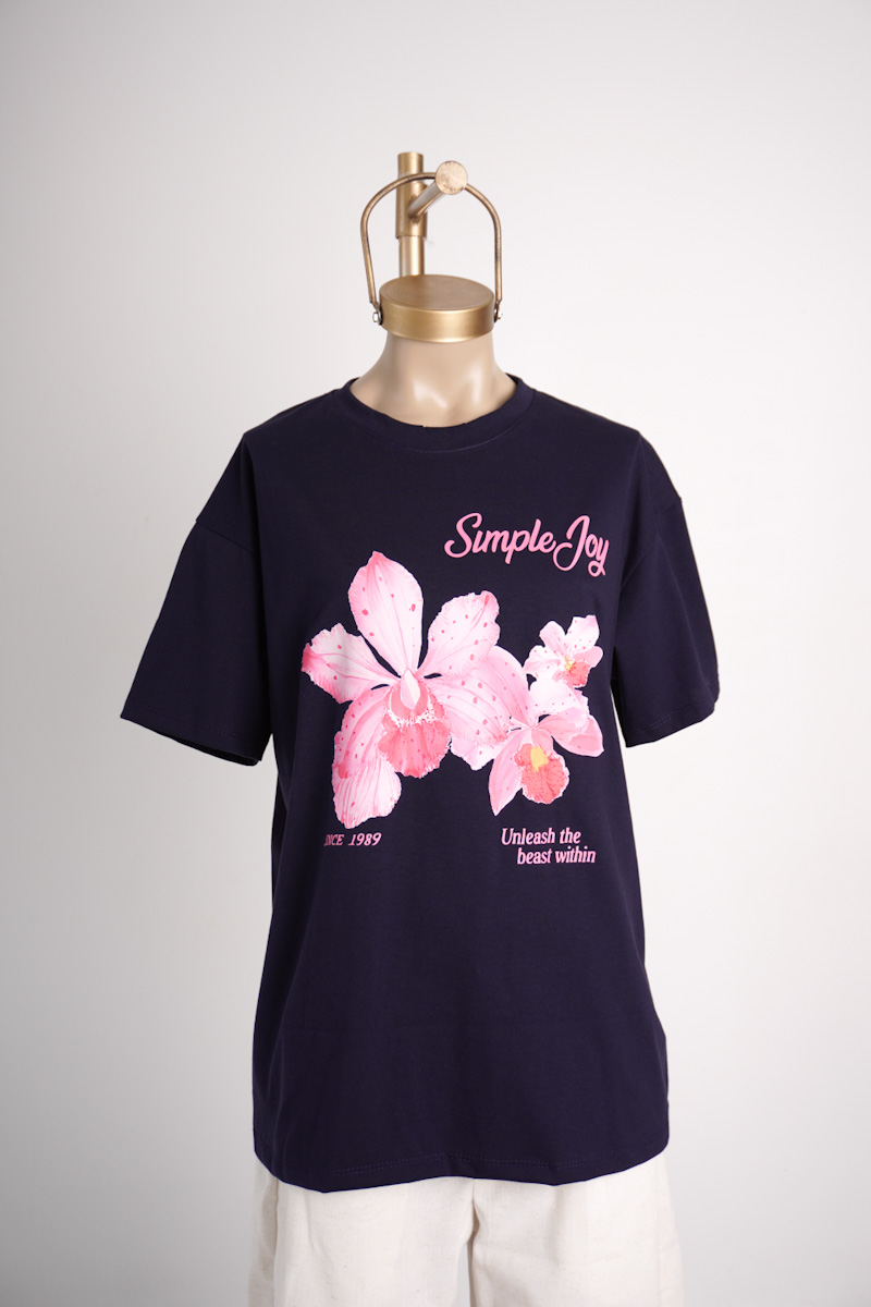 Remera Over Simple Joy
