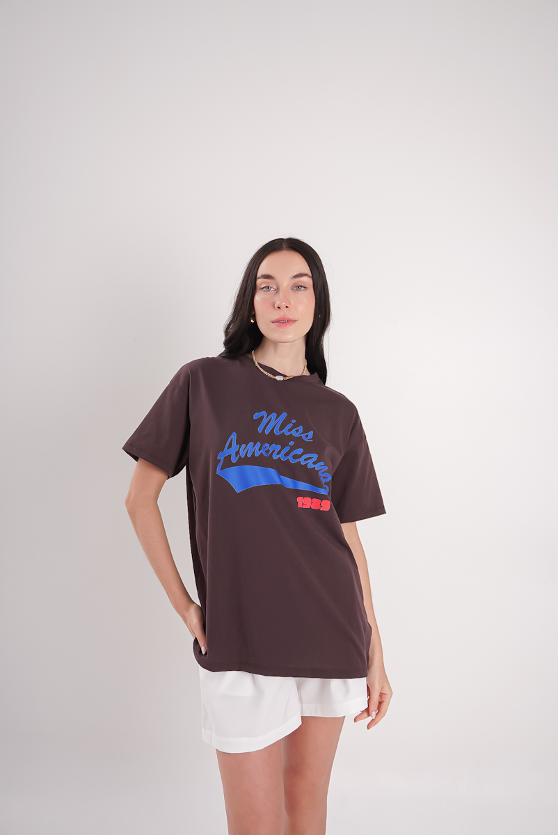 Remera Over Americana