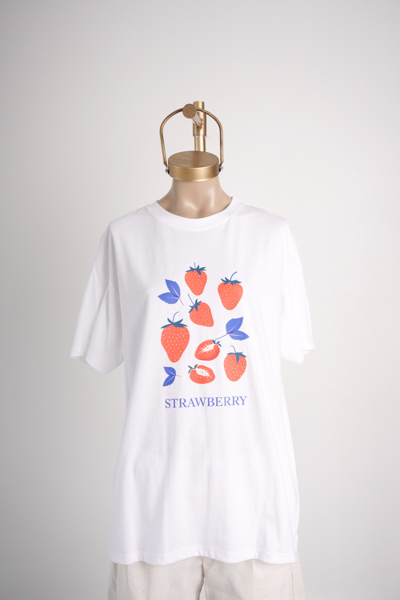 Remera Over Fruti