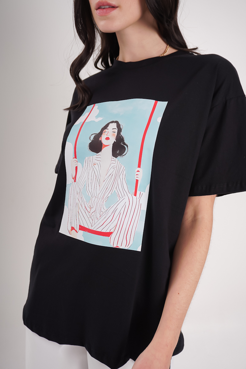 Remera Over Red