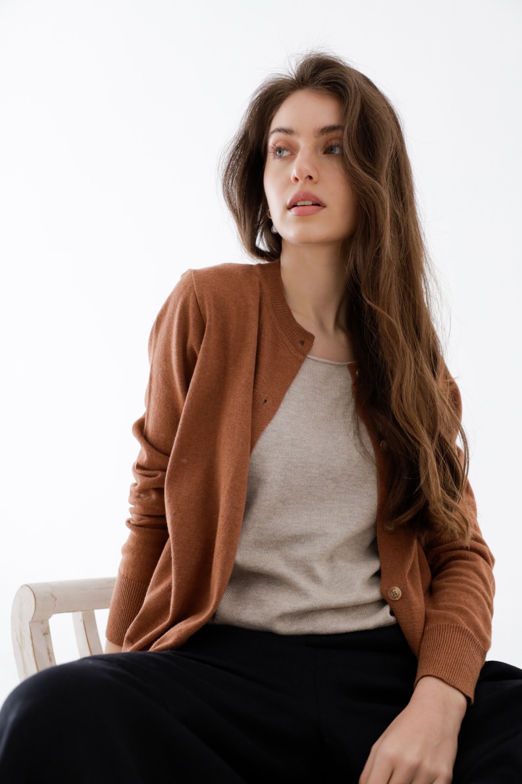 Saco Olivia Con Botones