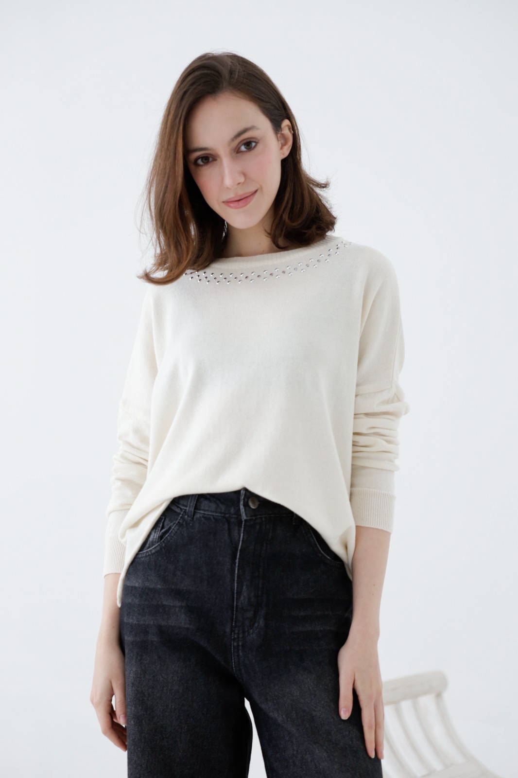 Sweater Karen Con Tachas