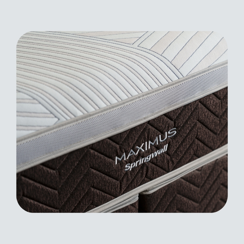 Conjunto Springwall Maximus Resortes 140x190x51