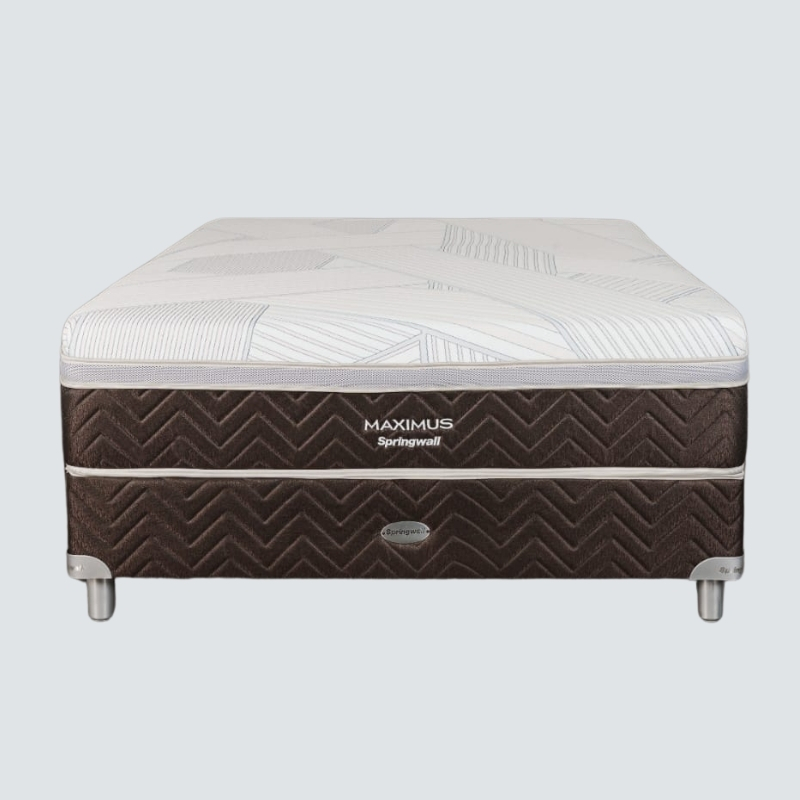Conjunto Springwall Maximus Resortes 140x190x51