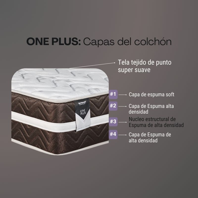 Colchon Springwall One Plus 160x200