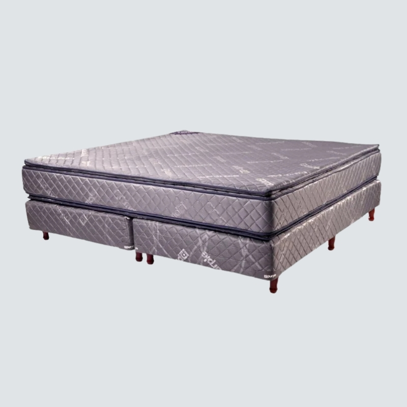 Conjunto Purple Modelo Firm Pro 160x200 Doble Pillow