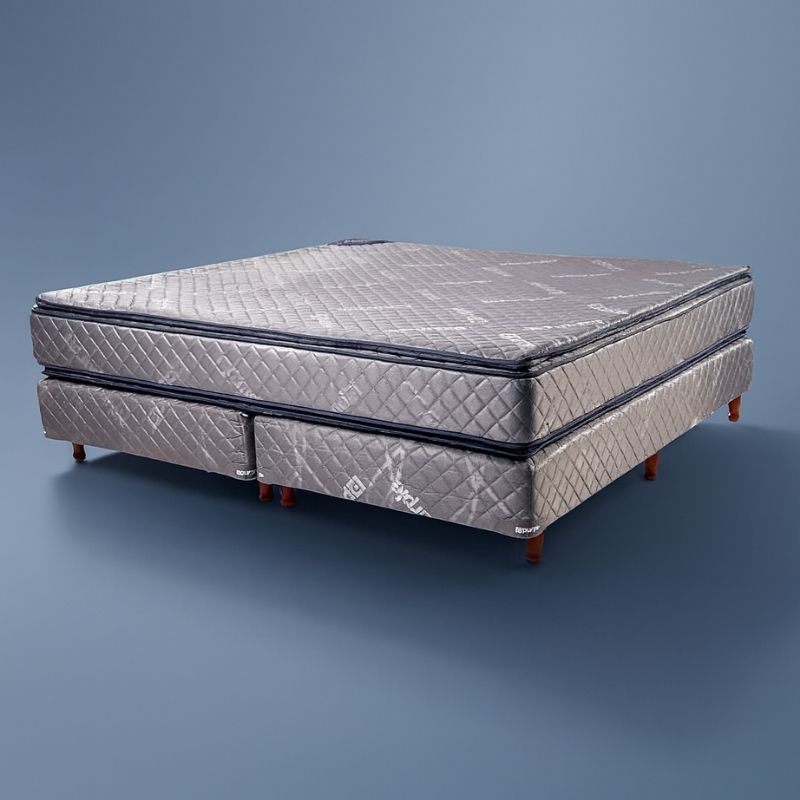 Conjunto Purple Modelo Firm Pro 160x200 Doble Pillow