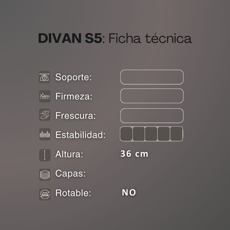 DIVAN S5 SPRINGWALL 90X190