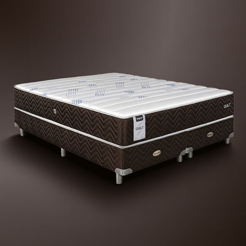 Conjunto Springwall Quilt Resortes 180x200