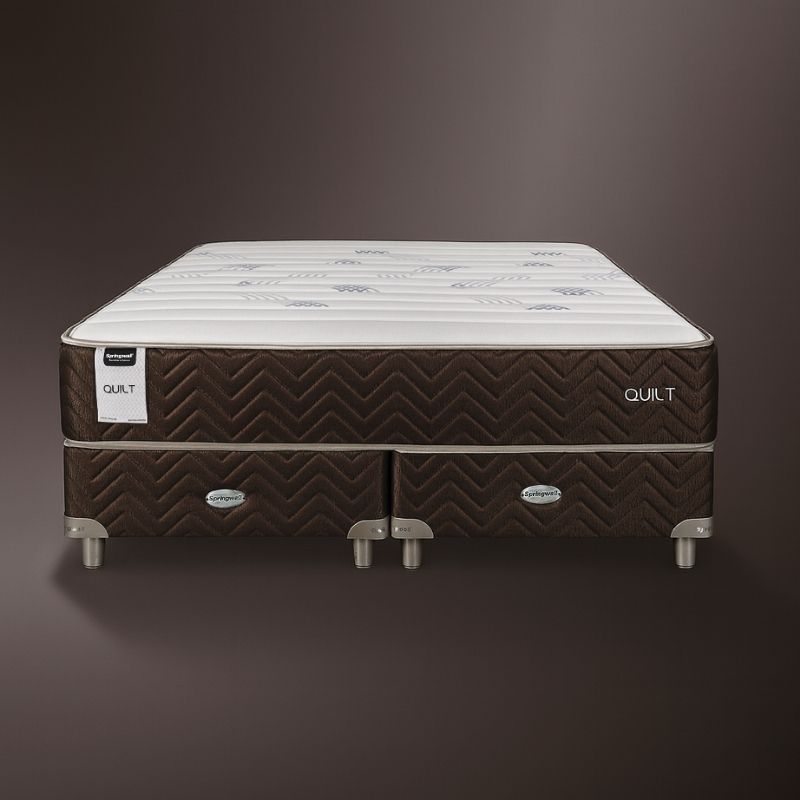 Conjunto Springwall Quilt Resortes 180x200