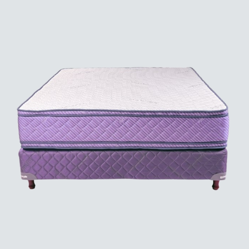 Conjunto Purple Pedic Pro 140x190 Doble Pillow