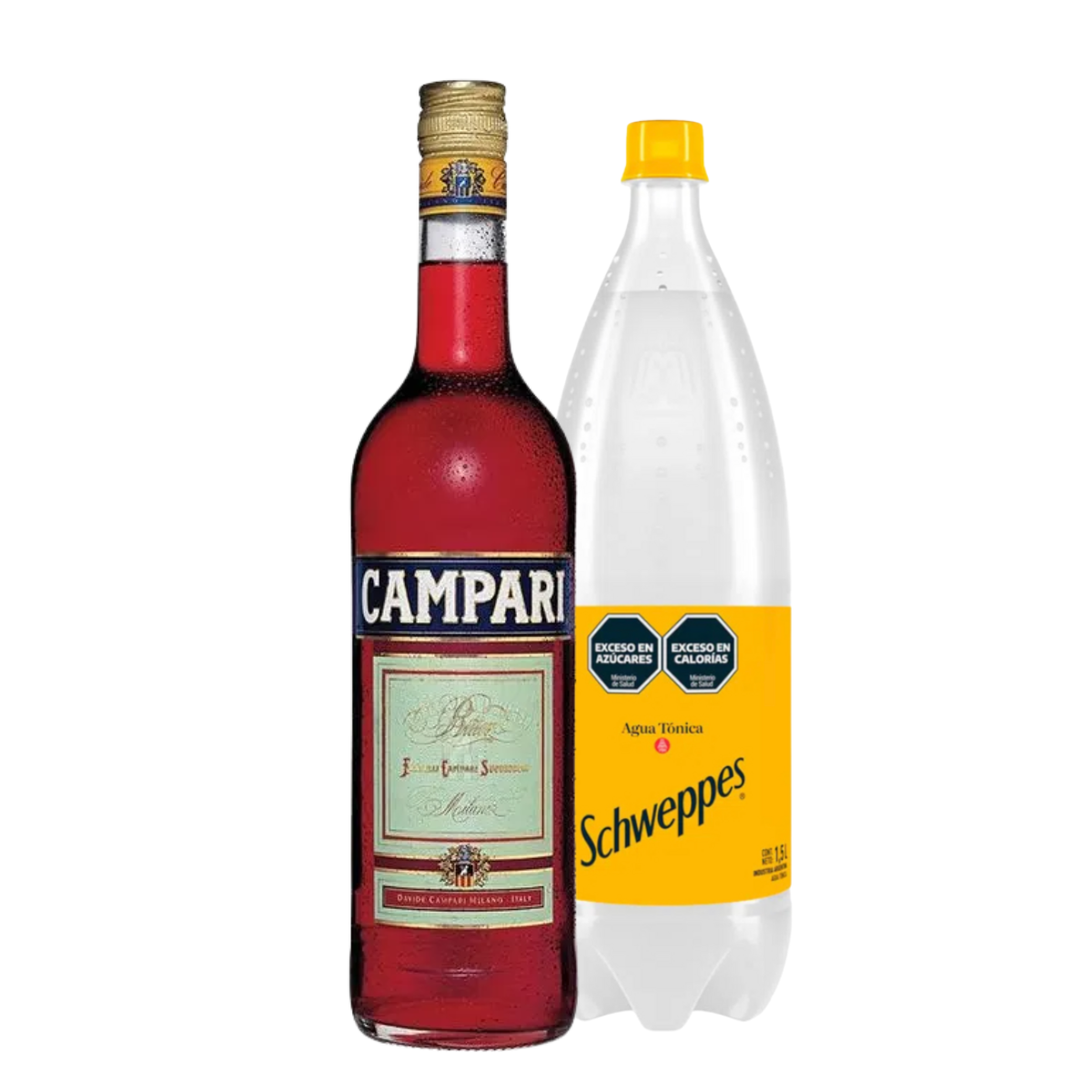Combo Campari + Schweppes Tónica