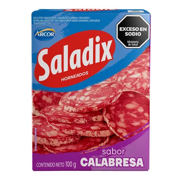 Saladix Horneados Calabresa 100gr