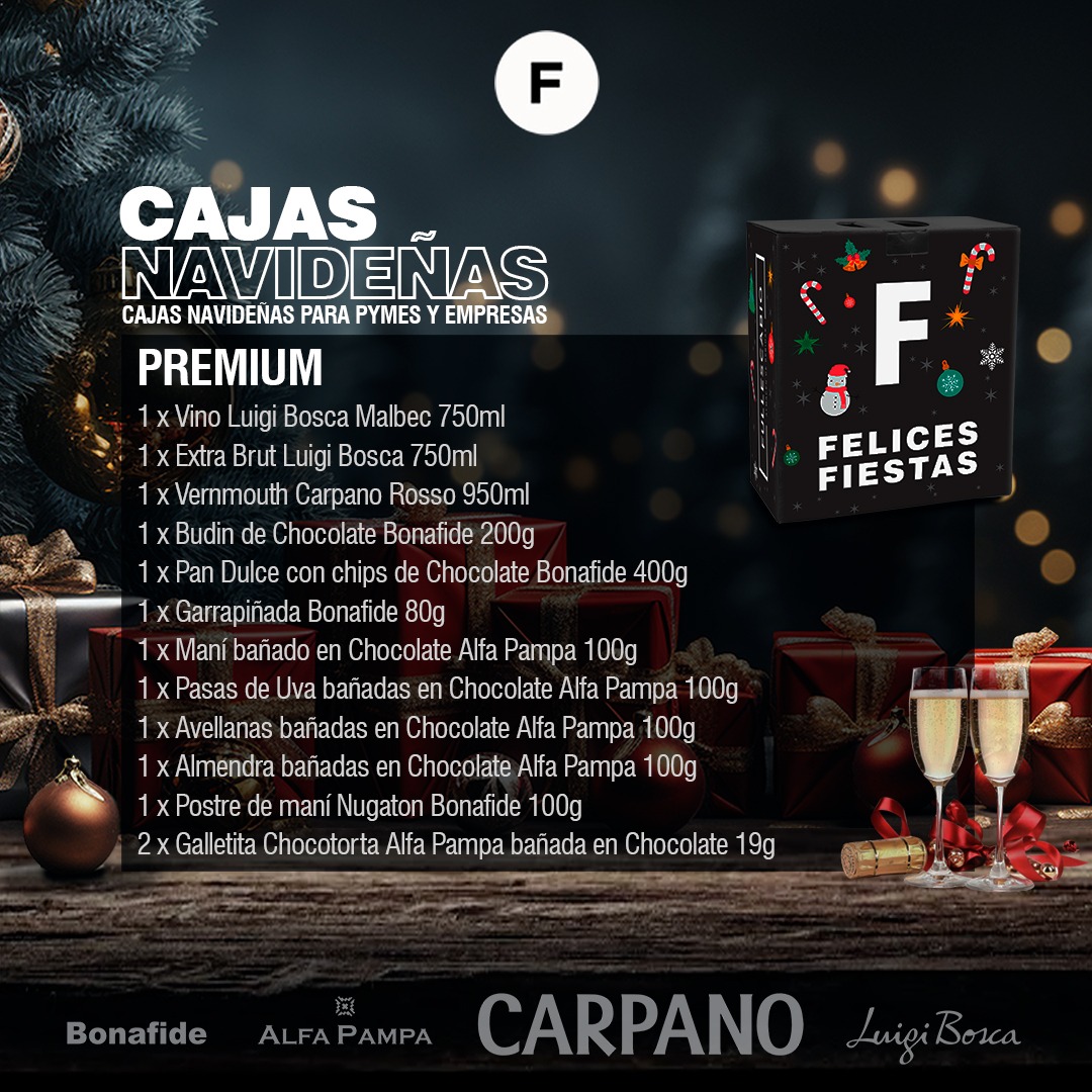 Caja Navideña Xmas Box Premium Pyme Regalo Empresarial