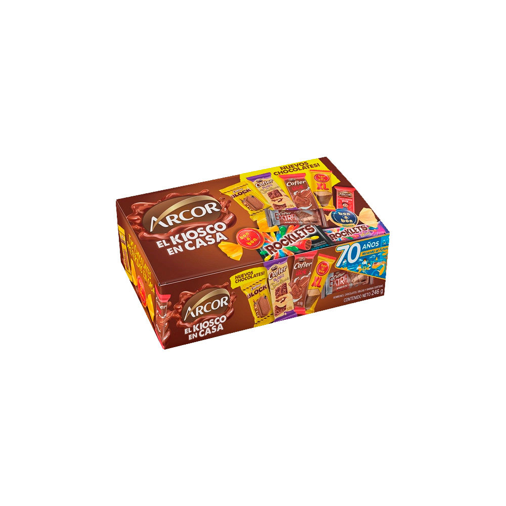 Chocolates Arcor Surtido Kiosco en Casa 246gr