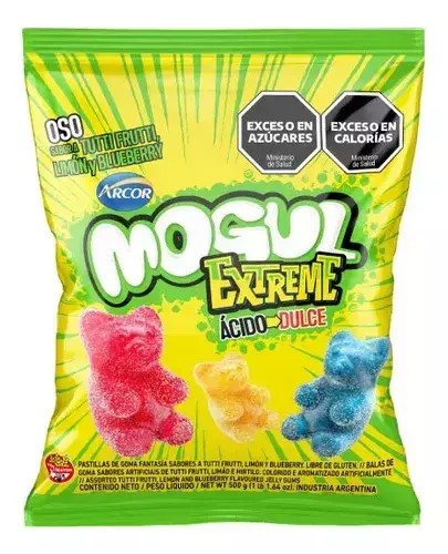 Gomitas Mogul Oso Extreme Ácido Dulce 500gr