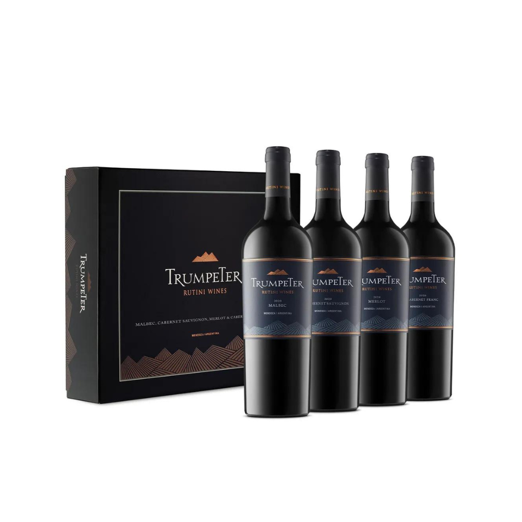 Vino Trumpeter Surtido x4 Botellas c/ estuche de 750ml