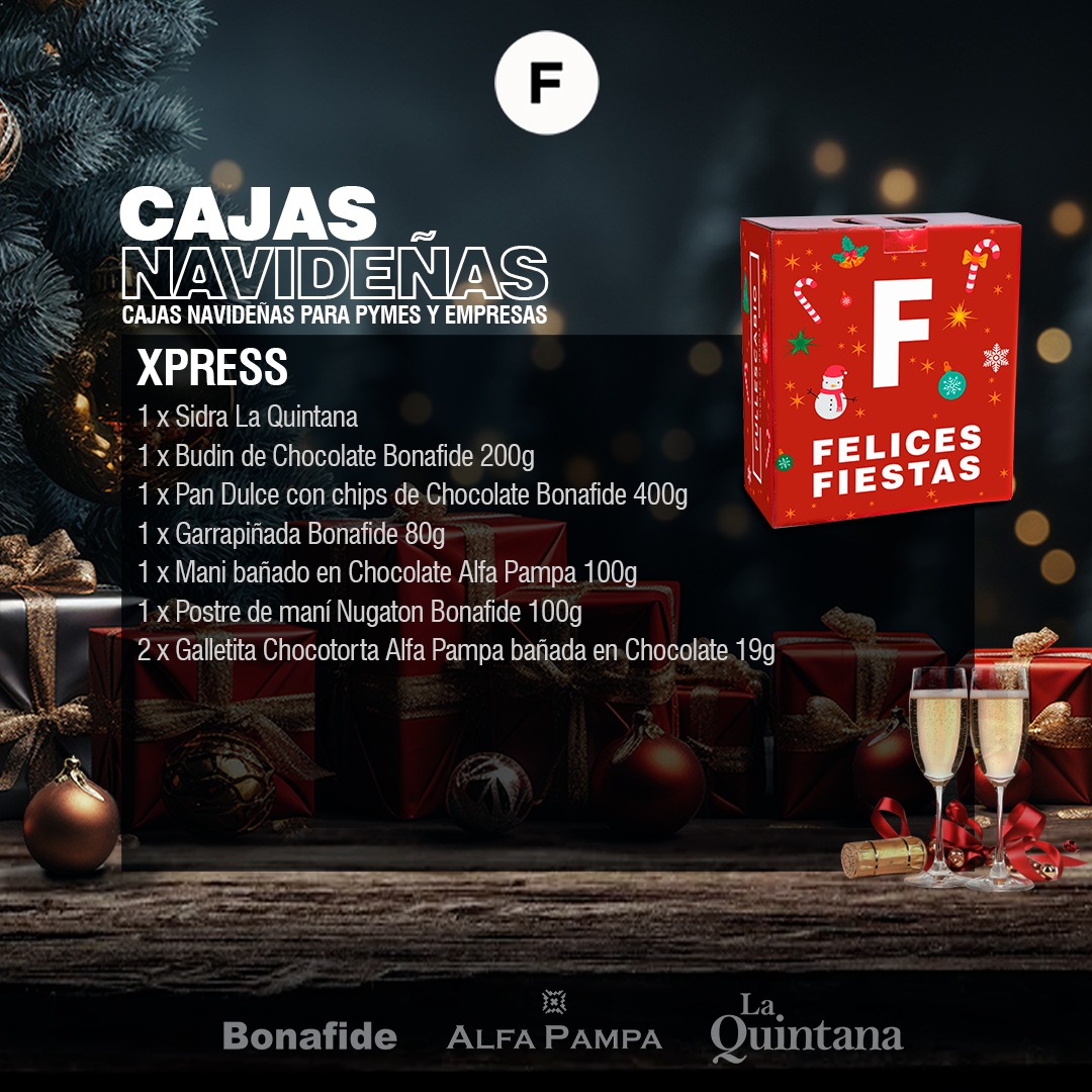 Caja Navideña Xmas Box Xpress Pyme Regalo Empresarial