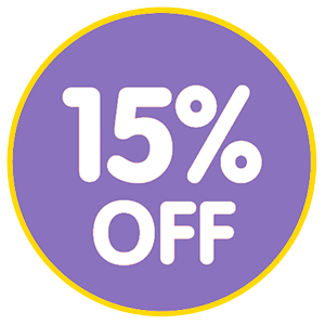 15% OFF