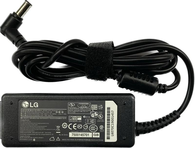 Fuente Monitor Tv Lg 2240v E2250v E2340v E2350v 12v 3a 6,5x4,4mm