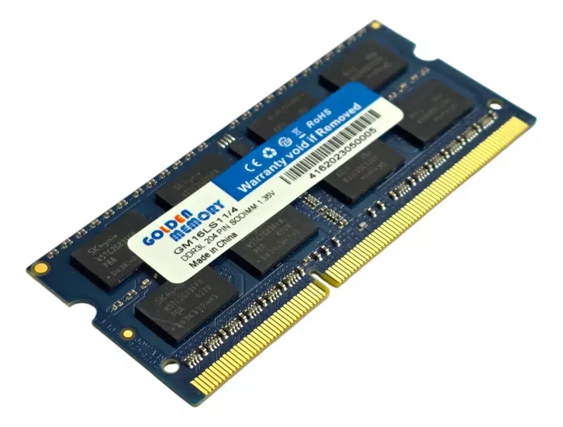 Memoria Ram Golden Memory Ddr3l 1,35v 4gb 1600mhz Sodimm Notebook