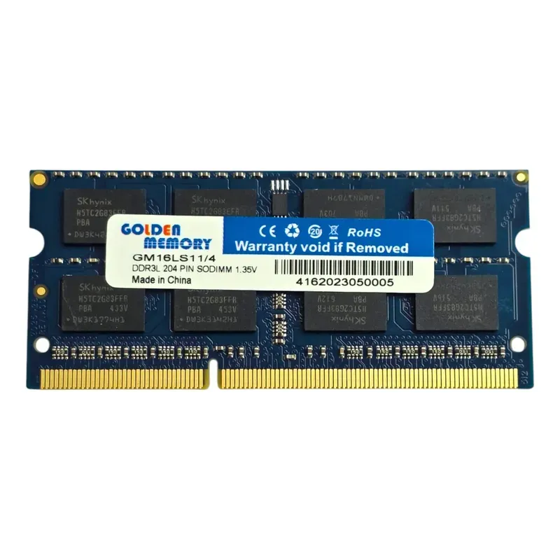 Memoria Ram Golden Memory Ddr3l 1,35v 4gb 1600mhz Sodimm Notebook