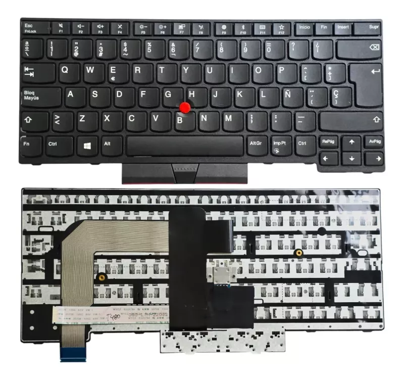 Teclado Para Lenovo Thinkpad T470 T480 A475 A485 01ax364