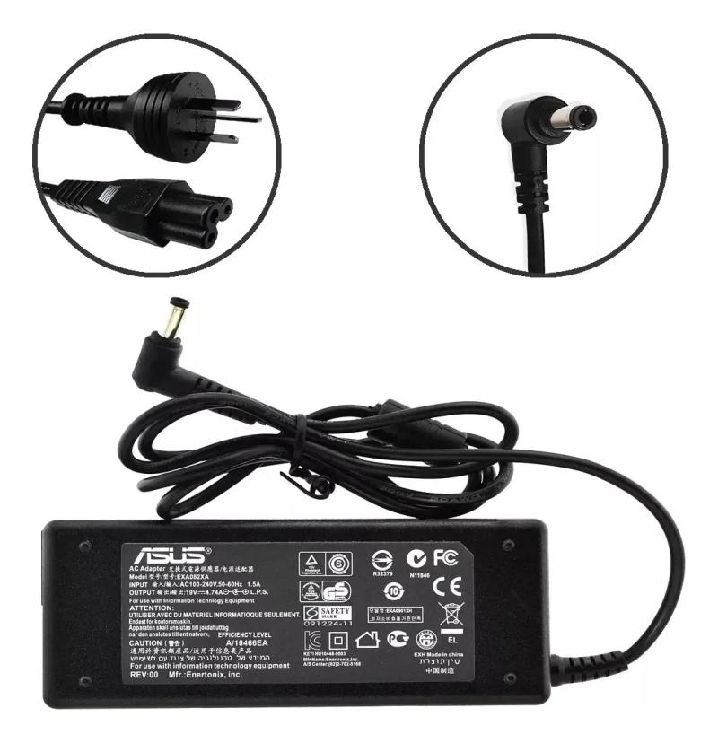 Cargador Asus K53 X45a X45c X45u X45u X44c Bd2gs Original 19v 3,42a 65w 5,5x2,5mm