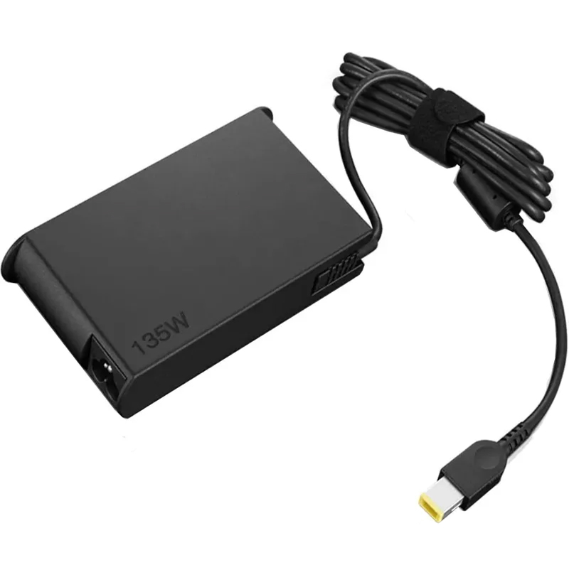 Cargador Alternativo Lenovo Y50 135w 20v 6.75a Ficha Rectangular Amarilla