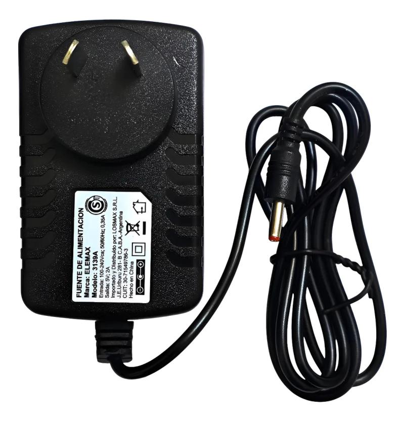 Cargador Fuente Para Tv Box Router Modem Notebook Tablet 5v 2a 3,5x1,35mm