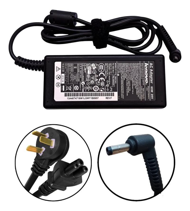 Cargador Lenovo Ideapad 310-15abr 15iap 15ikb 310s-14 14isk Original 20v 3.25a 65w 4,0x1,7mm