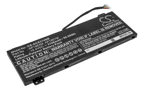 Bateria Acer Nitro 5 An515 An517 A715 Ap18e8m Cameron Sino