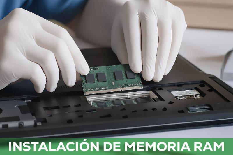 Instalación de Memoria RAM