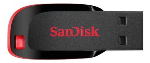 Pendrive SanDisk Cruzer Blade 32GB 2.0 negro y rojo