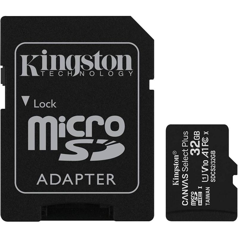 Tarjeta de Memoria Micro SD Kingston 32GB Canvas Select