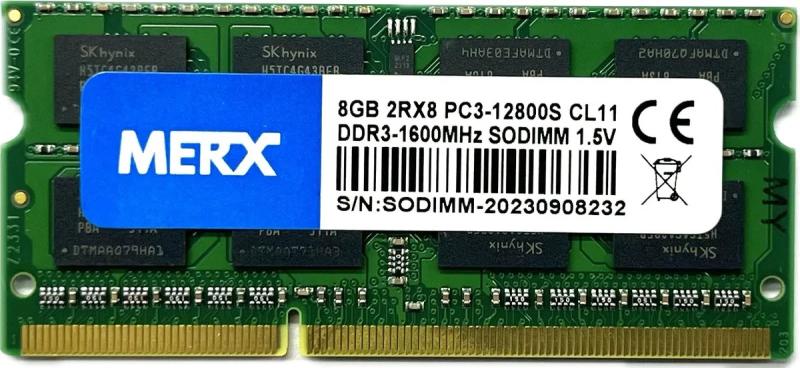 Memoria Ram Ddr3 8gb Sodimm 1600mhz 1.5v Pc3-12800 Merx