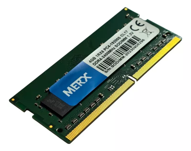 Memoria Ram Merx Ddr4 1,2v 4gb 2400mhz Cl17 Sodimm Notebook