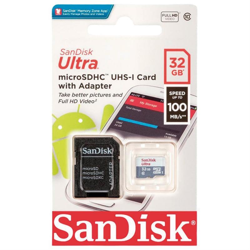Tarjeta de Memoria Micro SD SanDisk 32GB Ultra