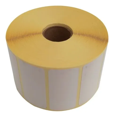 Rollo de etiqueta simple 50x25mm