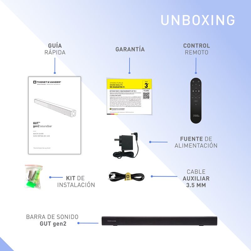 Barra de Sonido GUT Gen2