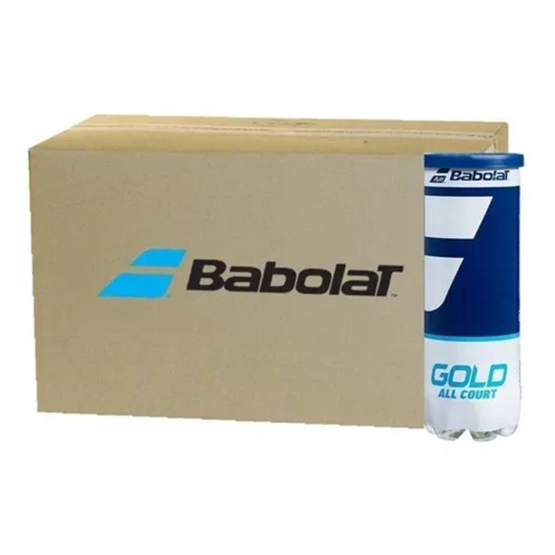 CAJA PELOTAS DE TENIS BABOLAT GOLD ALL COURT x 24