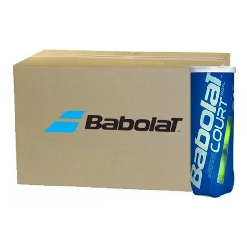 CAJA 24 TUBOS PELOTAS BABOLAT COURT PADEL