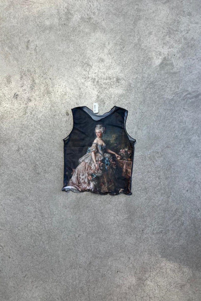 Musculosa tul dama